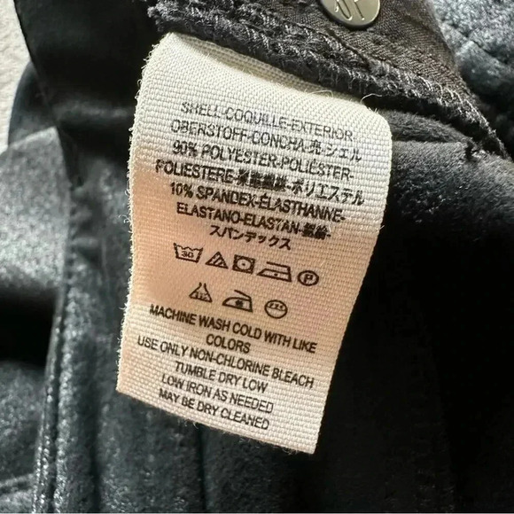 We The Free High Rise Coated Black Skinny Jeans Size 26 - Picture 8 of 8